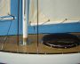 model sailboats is fully assembled
