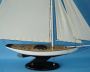 model sailboats is fully assembled