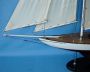 model sailboats is fully assembled