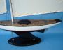 model sailboats is fully assembled