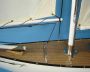 model sailboats is fully assembled