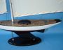 model sailboats is fully assembled