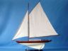 model sailboats is fully assembled