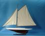 model sailboats is fully assembled