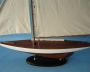 model sailboats is fully assembled