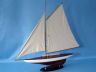 model sailboats is fully assembled