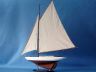 model sailboats is fully assembled