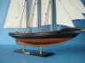 model sailboats is fully assembled