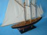 model sailboats is fully assembled