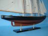 model sailboats is fully assembled