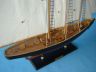 model sailboats is fully assembled
