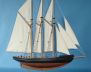 model sailboats is fully assembled