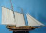 model sailboats is fully assembled