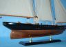 model sailboats is fully assembled