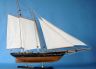 model sailboats is fully assembled