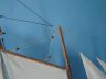 model sailboats is fully assembled