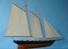 model sailboats is fully assembled