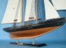 model sailboats is fully assembled