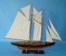 model sailboats is fully assembled