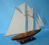 model sailboats is fully assembled
