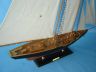 model sailboats is fully assembled