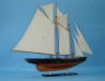 model sailboats is fully assembled