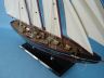 model sailboats is fully assembled