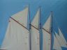 model sailboat is fully assembled