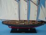 model sailboats is fully assembled