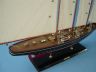 model sailboats is fully assembled