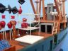 fishing boat model is fully assembled