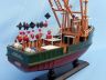 fishing boat model is fully assembled