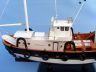 model sailboats is fully assembled