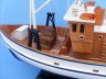 model sailboats is fully assembled