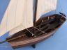 model sailboats is fully assembled