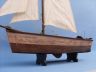 model sailboats is fully assembled