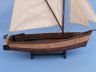 model sailboats is fully assembled