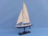 model sailboats is fully assembled