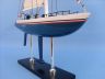 model sailboats is fully assembled