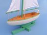 model sailboats is fully assembled