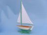 model sailboats is fully assembled