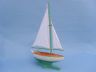 model sailboats is fully assembled