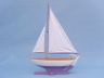 model sailboats is fully assembled