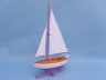 model sailboats is fully assembled