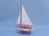 model sailboats is fully assembled