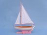 model sailboats is fully assembled