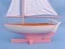 model sailboats is fully assembled