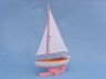 model sailboats is fully assembled