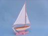 model sailboat is fully assembled
