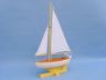 model sailboat is fully assembled